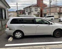 トヨタ　カローラフィルダー　事故車